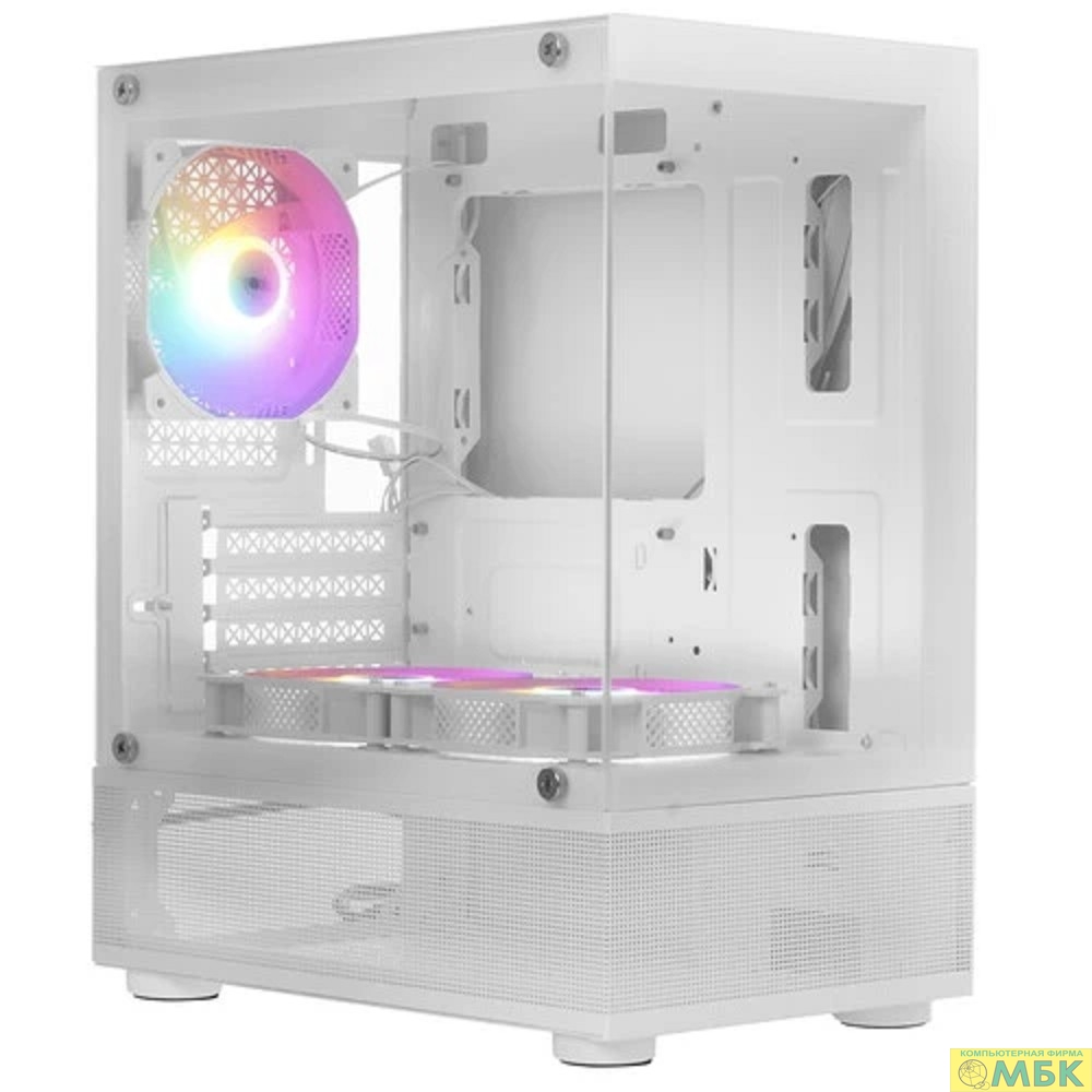 картинка 1STPLAYER MIKU Mi2-A White / mATX / 3x120mm LED fans / Mi2-A-WH-2F1R-W-1F1-W от магазина МБК