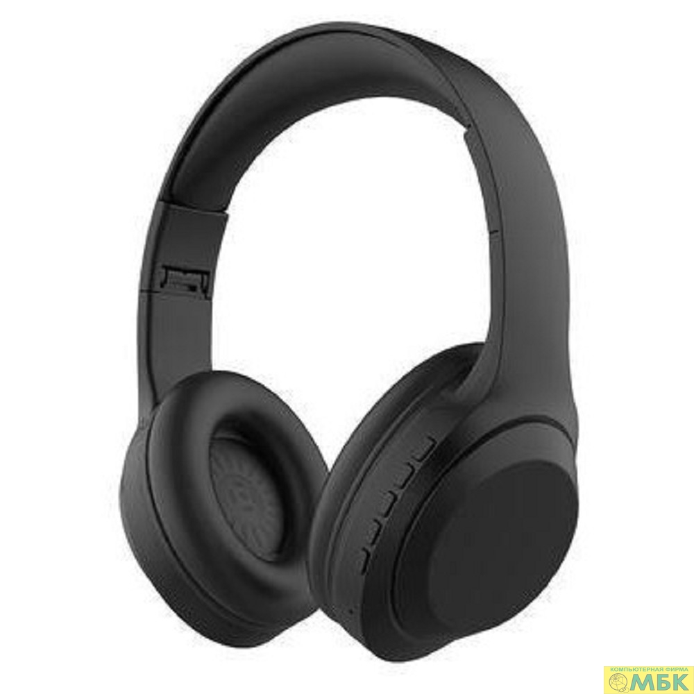 картинка Perfeo BT наушники полноразмерные с микрофоном MODE черные MP3 плеер, FM, AUX [PF_C3916] от магазина МБК
