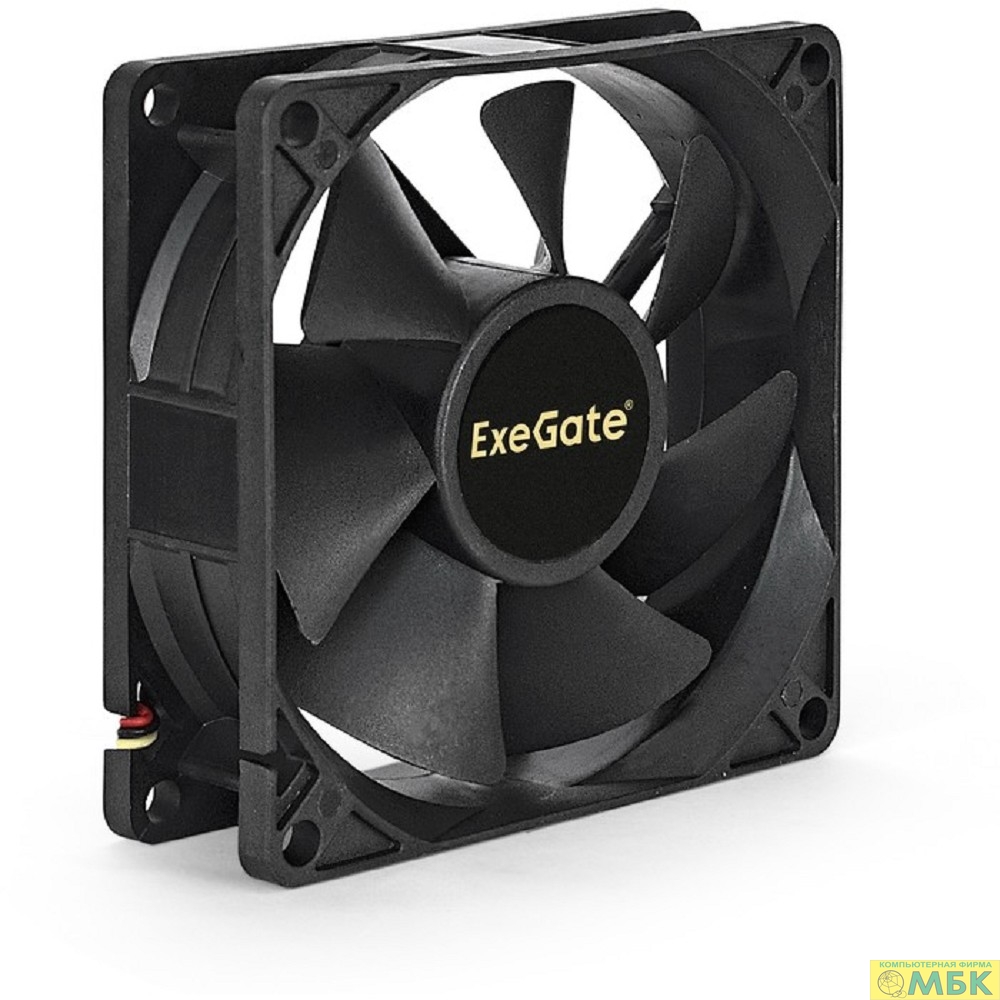 картинка Exegate EX283382RUS Вентилятор ExeGate ExtraPower EP08025SM, 80x80x25 мм, Sleeve bearing (подшипник скольжения), Molex, 2400RPM, 25dBA от магазина МБК