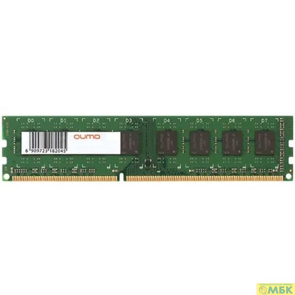 картинка QUMO DDR3 DIMM 8GB (PC3-10600) 1333MHz QUM3U-8G1333C9(R) от магазина МБК