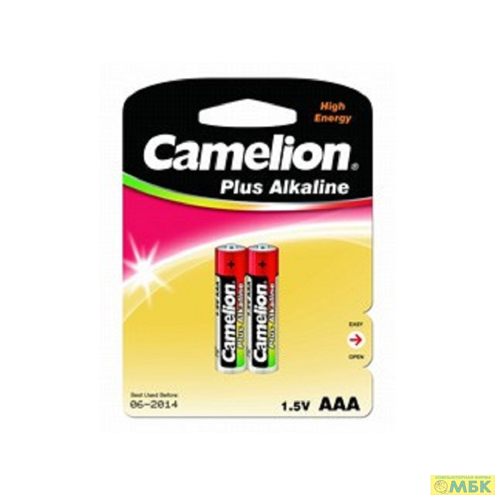 картинка Camelion  LR03  Plus Alkaline BL-2 (LR03-BP2, батарейка,1.5В)  (2 шт. в уп-ке) от магазина МБК