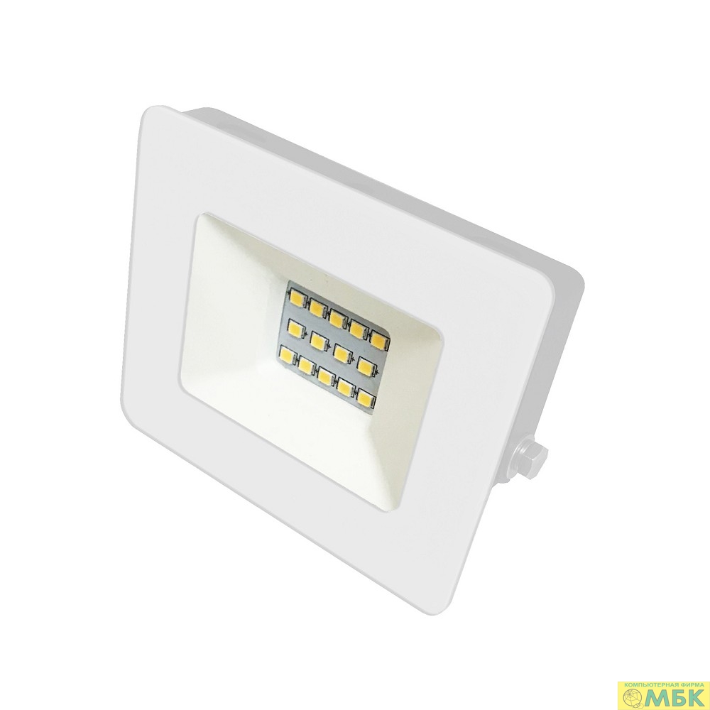 картинка Ultraflash LFL-1001  C01 белый (LED SMD прожектор, 10 Вт, 230В, 6500К) от магазина МБК
