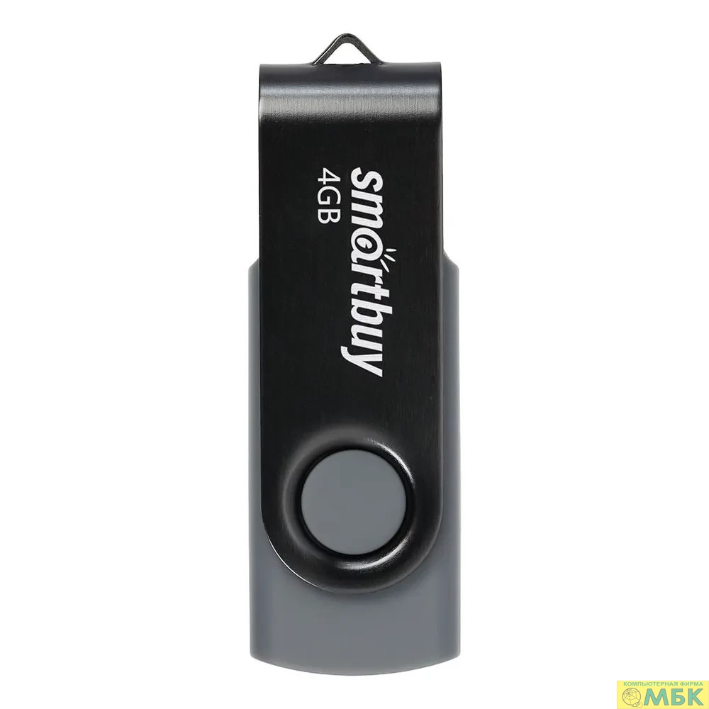 картинка Smartbuy USB Drive 4GB Twist Black (SB004GB2TWK) от магазина МБК