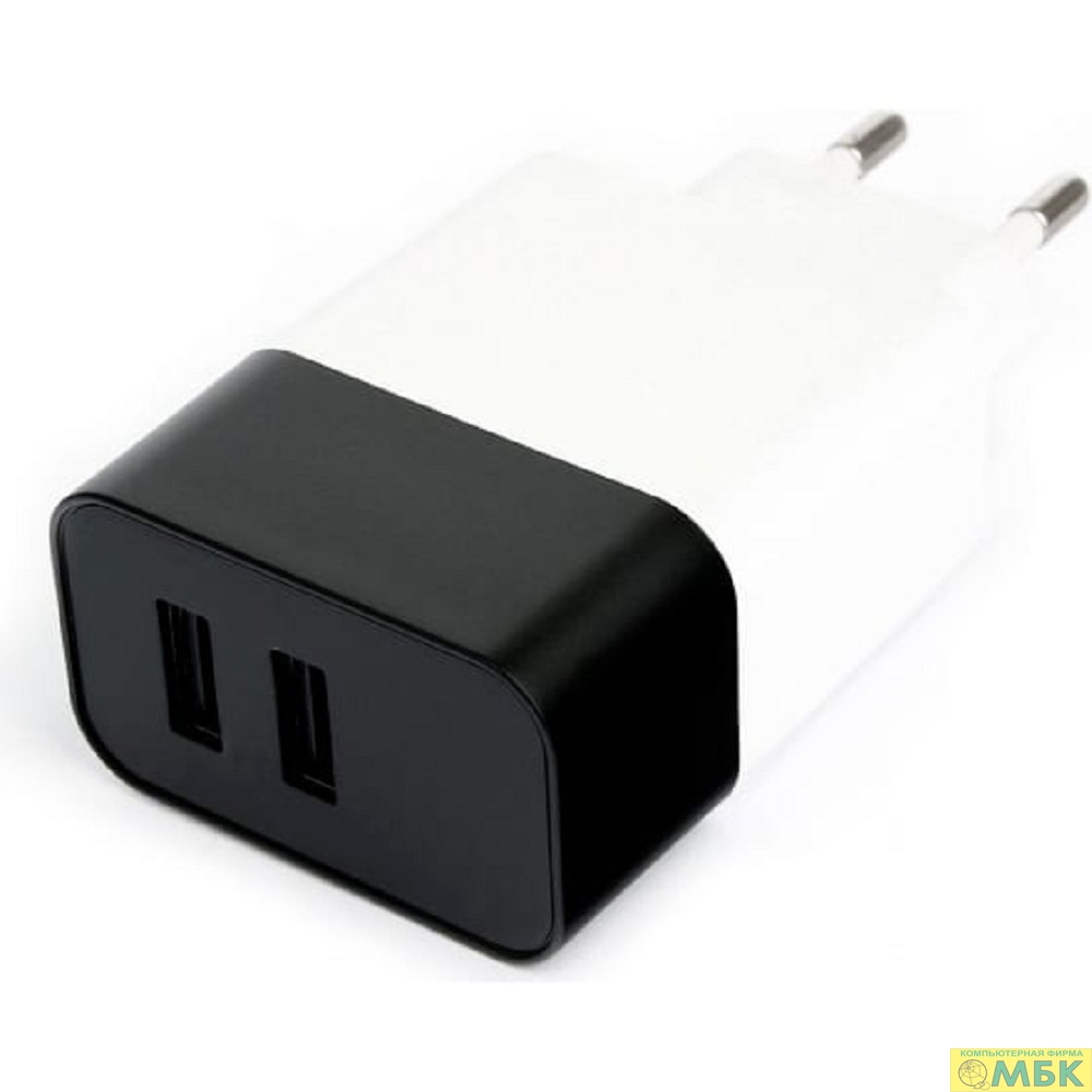 картинка Cablexpert Адаптер питания 2*USB, белый (MP3A-PC-27W) от магазина МБК
