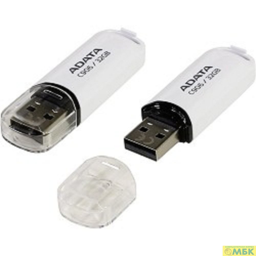 картинка A-DATA Flash Drive 32Gb C906 AC906-32G-RWH {USB2.0, White} от магазина МБК