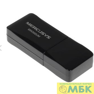 картинка Mercusys MW300UM Беспроводной сетевой мини USB-адаптер, скорость до 300 Мбит/с от магазина МБК