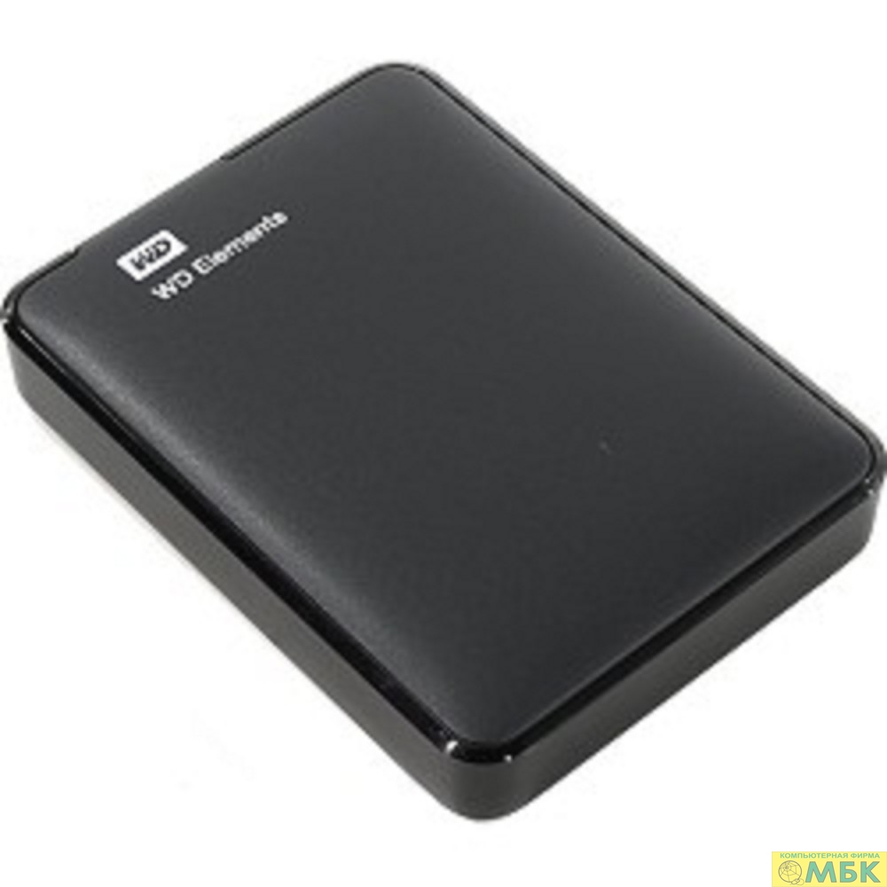 картинка WD Portable HDD 2TB Elements Portable WDBU6Y0020BBK-WESN {USB3.0, 2.5", black}  от магазина МБК