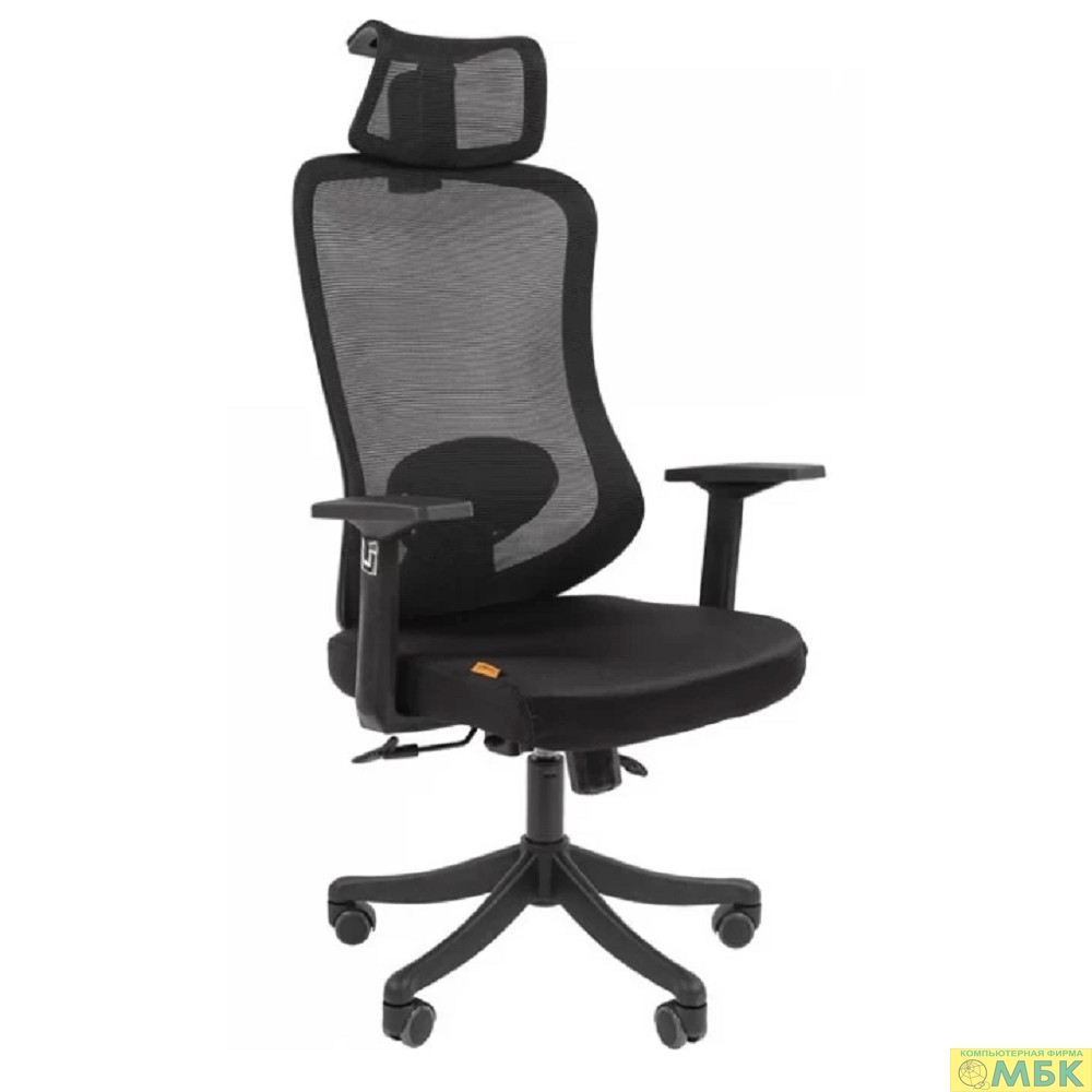 картинка Офисное кресло Chairman CH563 черный пластик, черный (7146051) от магазина МБК