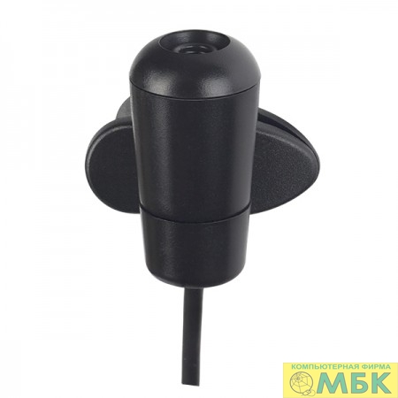 картинка Perfeo микрофон-клипса компьютерный M-1 черный (кабель 1,8 м, разъём 3,5 мм) [PF_A4423] от магазина МБК