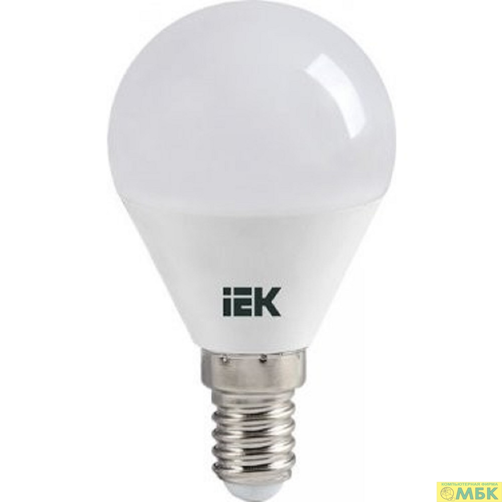 картинка Iek LLE-G45-5-230-40-E14 Лампа светодиодная ECO G45 шар 5Вт 230В 4000К E14 IEK от магазина МБК
