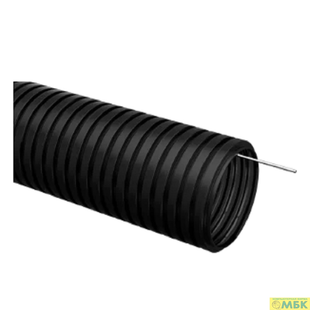 картинка Iek CTG20-16-K02-100-1 Труба гофр.ПНД d 16 с зондом (100 м) черный от магазина МБК