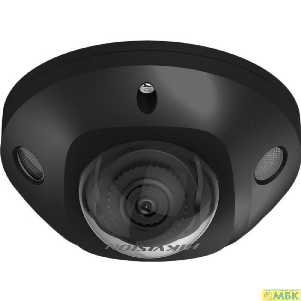 картинка HIKVISION DS-2CD2543G2-IS(2.8mm) (BLACK) 4Мп уличная компактная IP-камера с EXIR-подсветкой до 30м и технологией AcuSense от магазина МБК