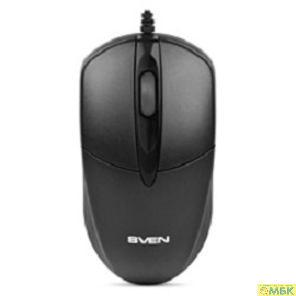 картинка Мышь Sven RX-112 USB чёрная (2+1кл. 1000DPI, кор) от магазина МБК