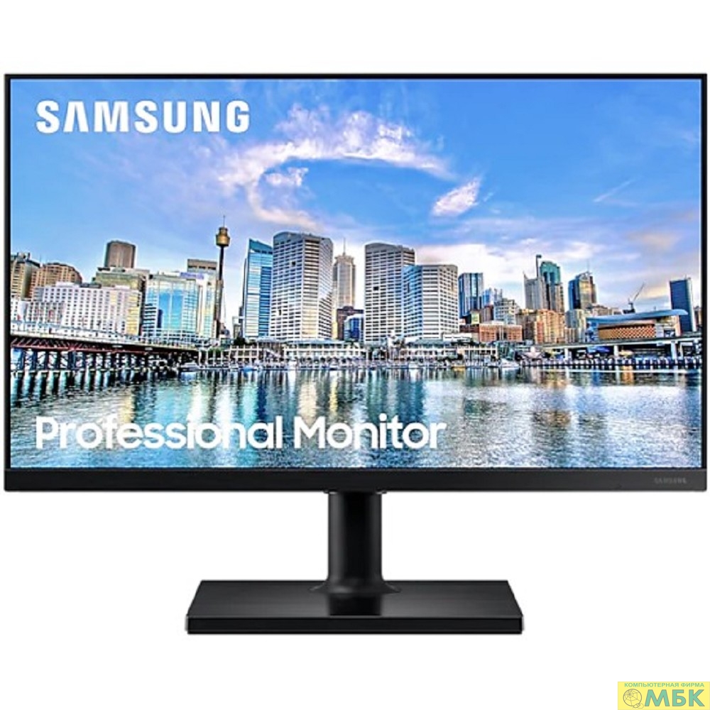 картинка LCD Samsung 23.8" F24T450FZI черный {IPS 1920x1080 75Hz 5ms 16:9 250cd 178/178 1000:1 8bit(6bit+FRC) 2xHDMI1.4 DisplayPort1.2 2xUSB2.0 HAS Pivot VESA} от магазина МБК