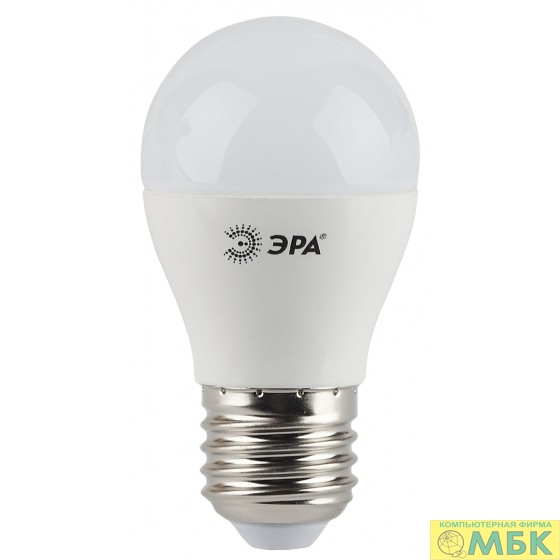 картинка ЭРА Б0020550 Лампочка светодиодная STD LED P45-7W-827-E27 E27 / Е27 7Вт шар теплый белый свет от магазина МБК