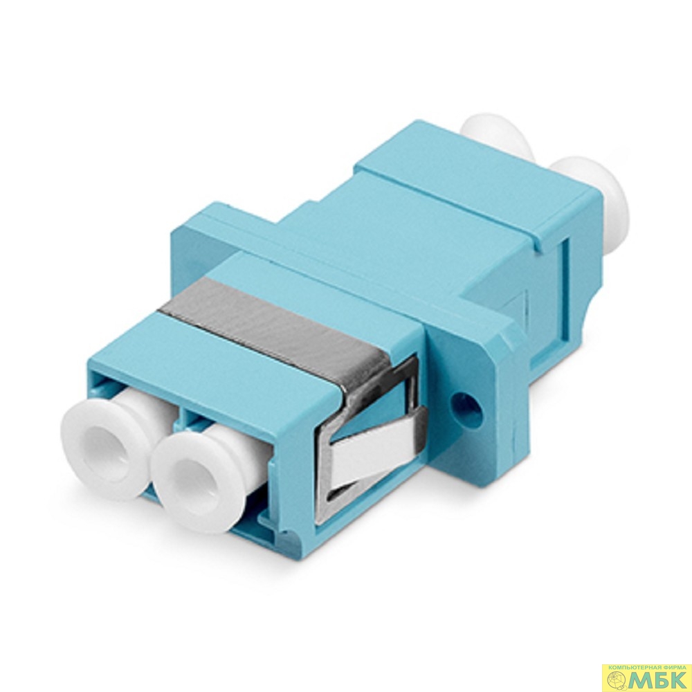 картинка Cabeus DLC-DLC-MM-OM3 Проходной соединитель LC-LC duplex, MM-OM3(для многомодового кабеля), корпус пластмассовый (SC Adapter Simplex dimension) от магазина МБК
