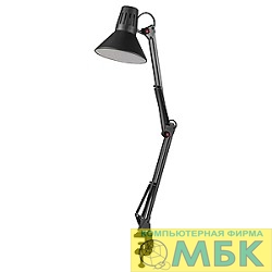 картинка ЭРА C0041454 Настольный светильник N-121-E27-40W-BK черный крепление на струбцине от магазина МБК