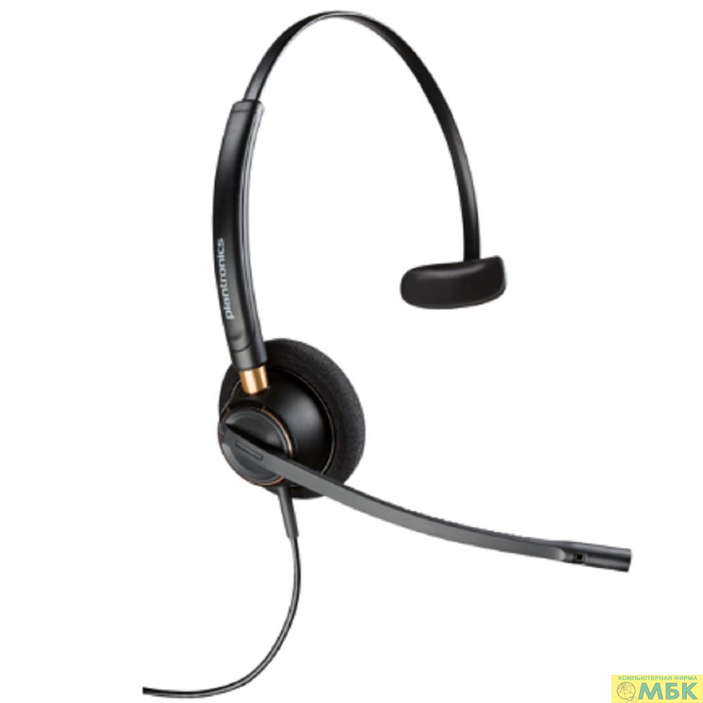 картинка Poly  783Q2AA#AC3 EncorePro 510 Monaural Headset +Quick Disconnect Гарнитура проводная от магазина МБК