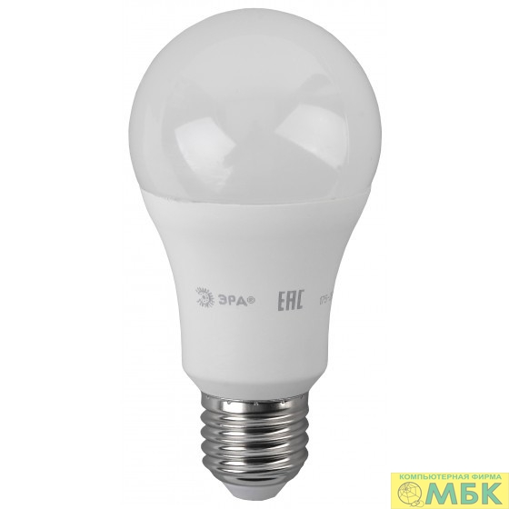 картинка ЭРА Б0031700 Лампочка светодиодная STD LED A60-17W-840-E27 E27 / Е27 17Вт груша нейтральный белый свет от магазина МБК