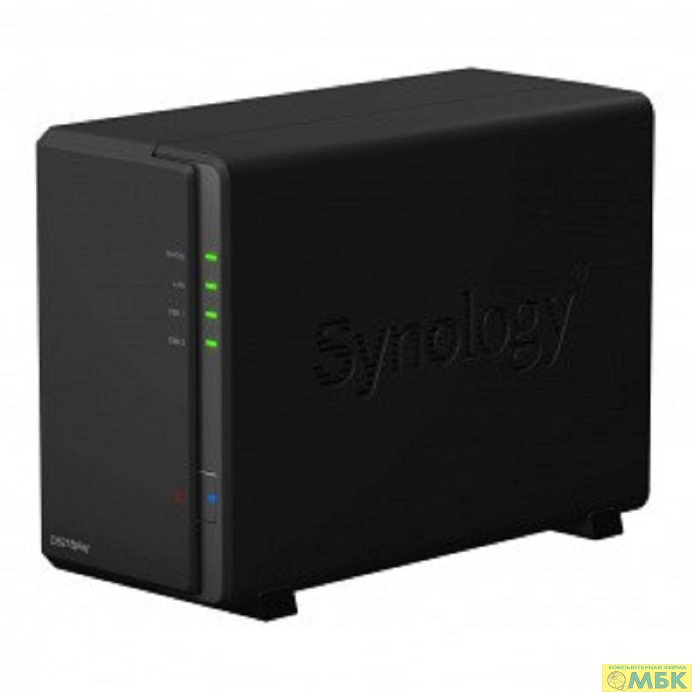картинка Synology DS218Play Сетевое хранилище 2xHDD Hot Plug, SATA(3,5''), DC1,4GhzCPU/1Gb/RAID0,1/ 2xUSB3.0/1GigEth/iSCSI/2xIPcam(upto15)/1xPS от магазина МБК