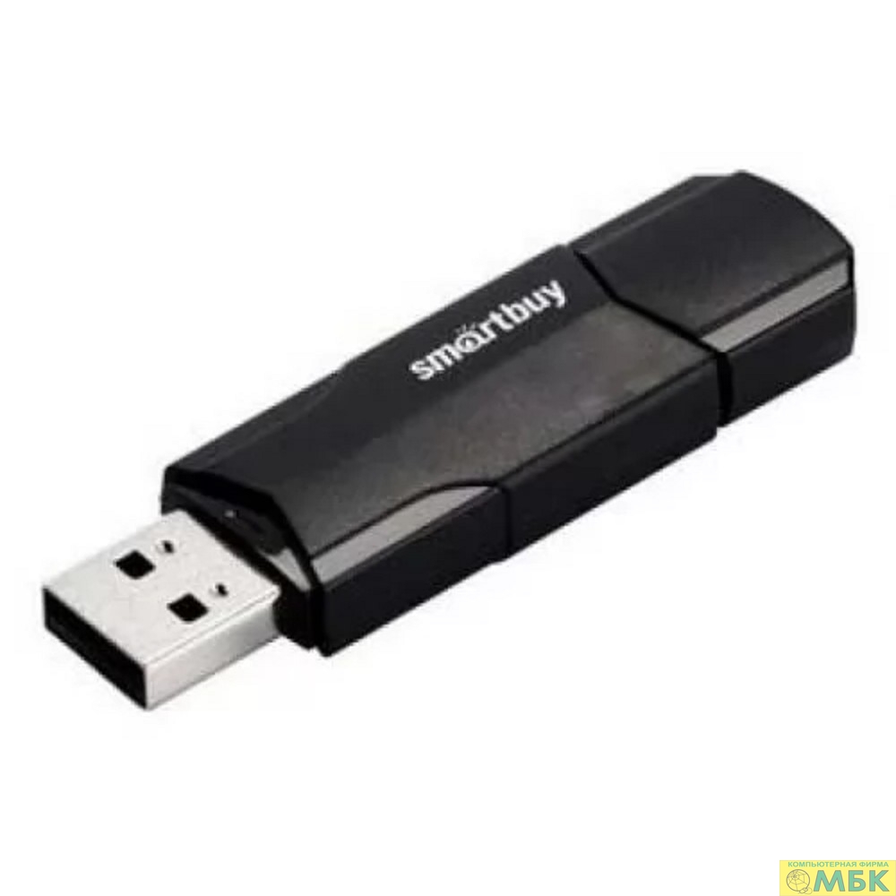 картинка Smartbuy USB Drive 4GB CLUE Black (SB4GBCLU-K) от магазина МБК