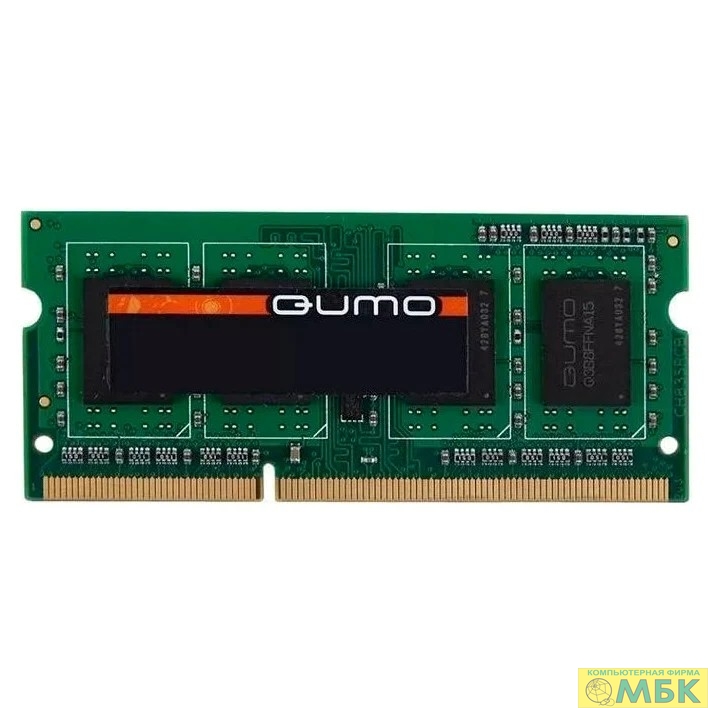 картинка QUMO DDR3 SODIMM 4GB QUM3S-4G1333C(L)9 PC3-10600, 1333MHz от магазина МБК