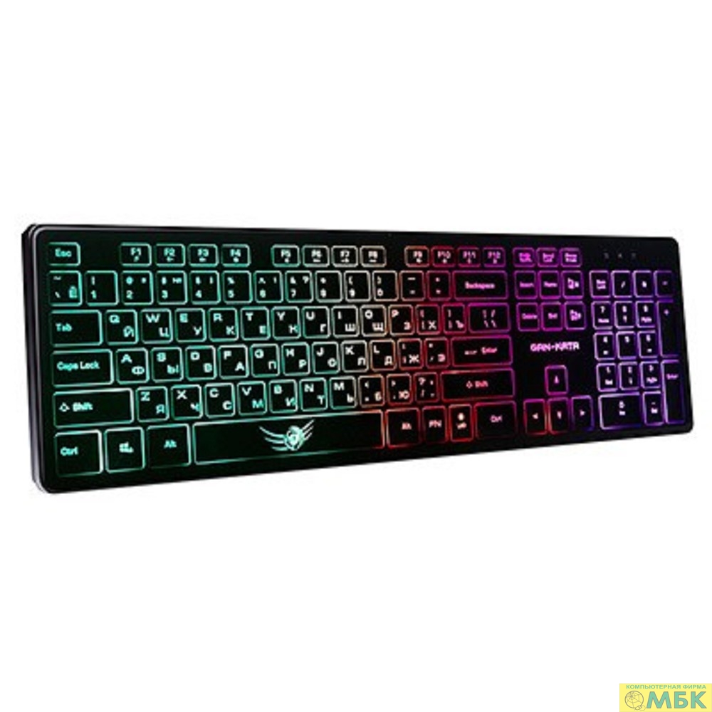 картинка Dialog Gan-Kata Клавиатура KGK-17U BLACK - игровая с RGB-подсветкой, USB, черная   от магазина МБК