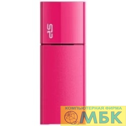 картинка Флеш накопитель 32Gb Silicon Power Blaze B05, USB 3.0, Розовый от магазина МБК