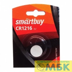 картинка Smartbuy CR1216/1B (12/720) (SBBL-1216-1B)  (1 шт. в уп-ке) от магазина МБК
