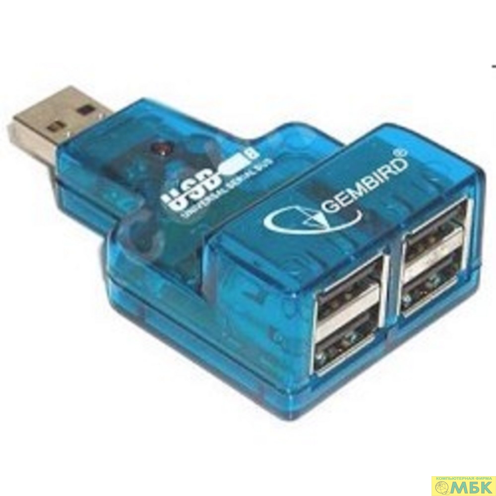 картинка GEMBIRD  HUB USB2.0 Mini 4-port [UHB-CN224] от магазина МБК
