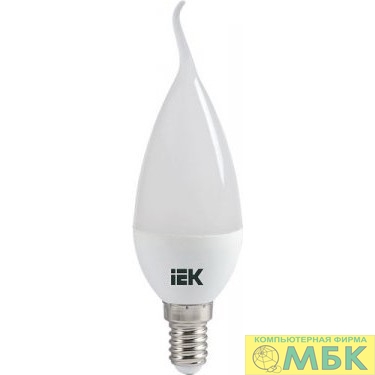картинка Iek LLE-CB35-7-230-40-E14 Лампа светодиодная ECO CB35 свеча на ветру 7Вт 230В 4000К E14 IEK от магазина МБК