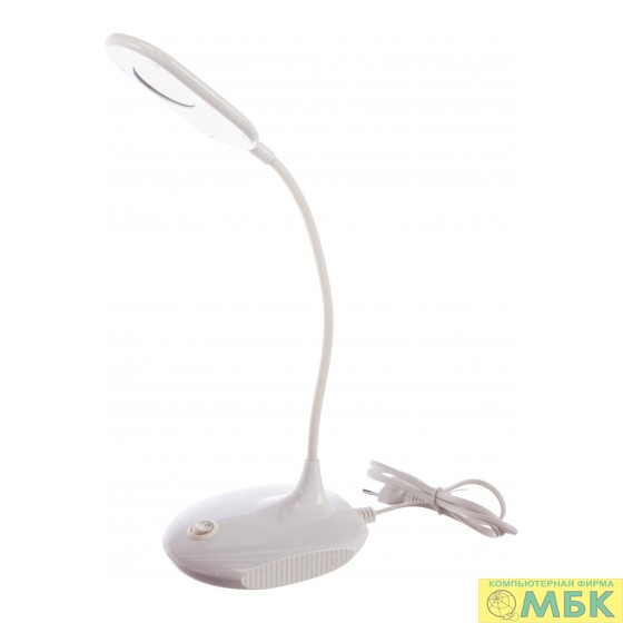 картинка Ultraflash UF-711  C01 белый (Led, светильник настольный, 6Вт, 6500К) от магазина МБК