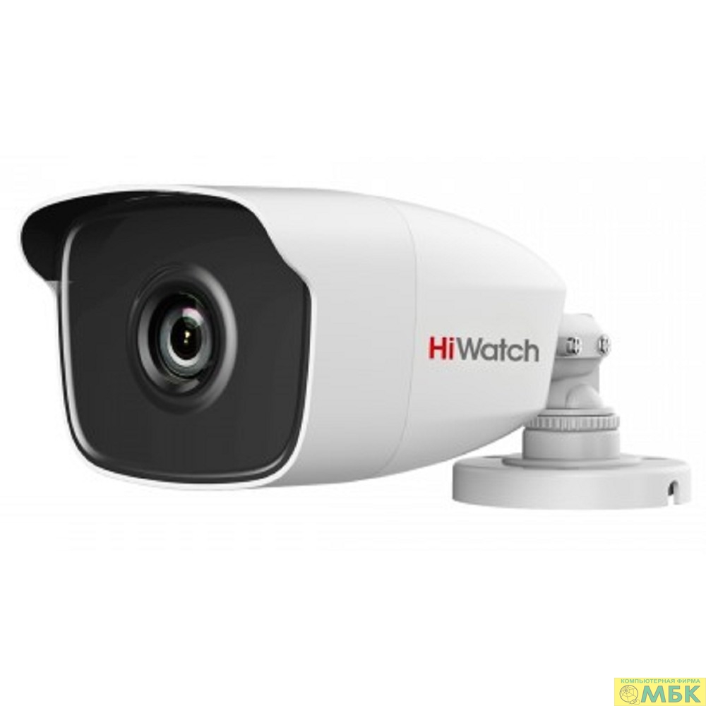 картинка HiWatch DS-T220 (2.8 mm) Камера видеонаблюдения 2.8-2.8мм HD TVI цветная корп.:белый от магазина МБК