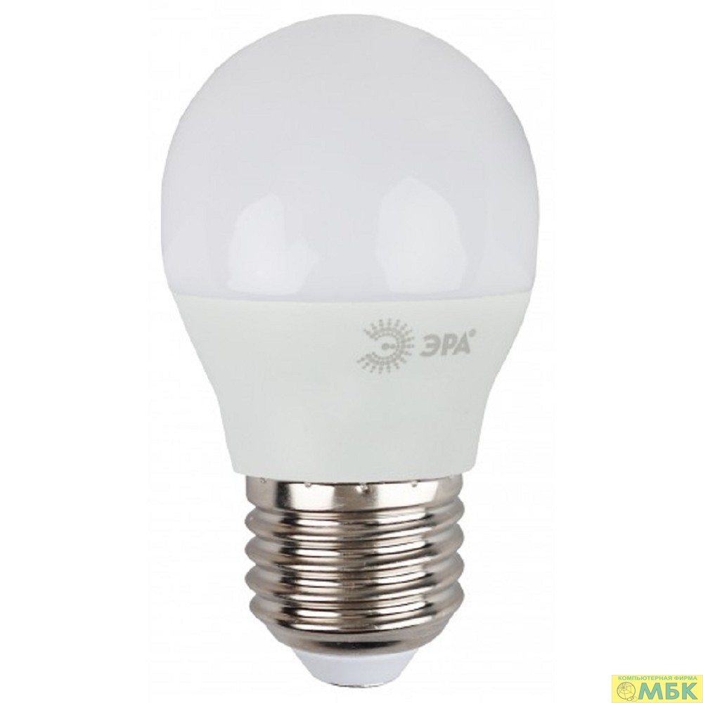 картинка ЭРА Б0029043 Лампочка светодиодная STD LED P45-9W-827-E27 E27 / Е27 9Вт шар теплый белый свет от магазина МБК