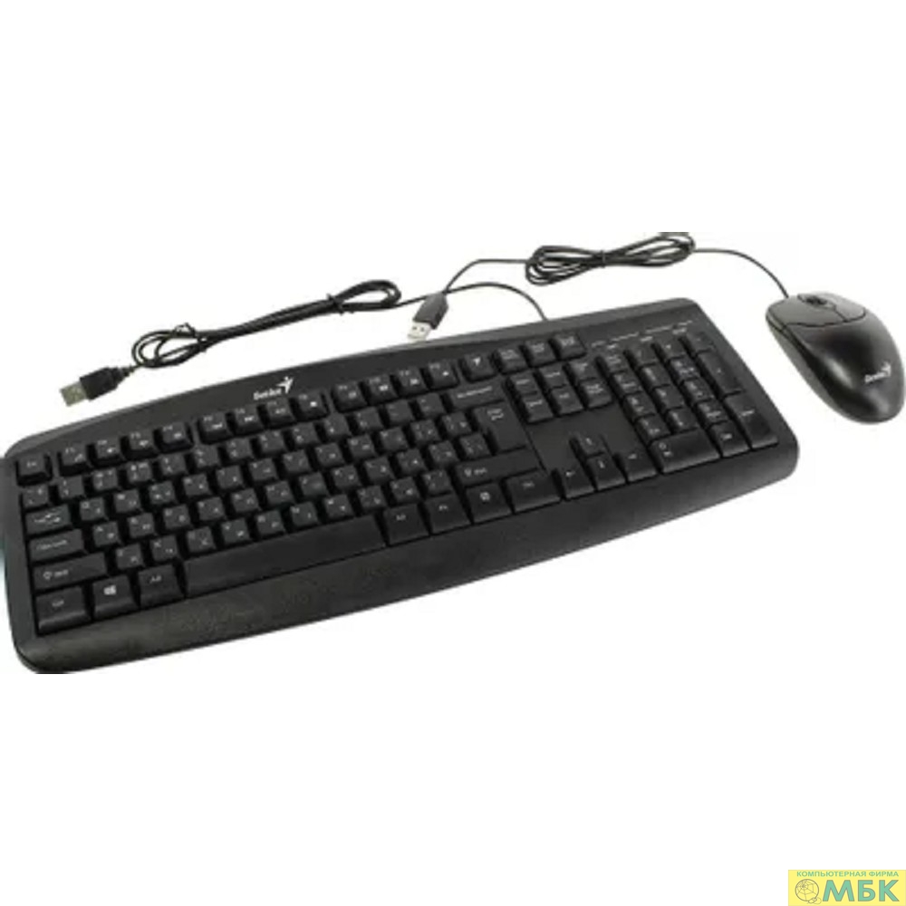 картинка Клавиатура + мышь Genius Smart KM-200 {комплект, черный, USB} [31330003402/31330003416] от магазина МБК