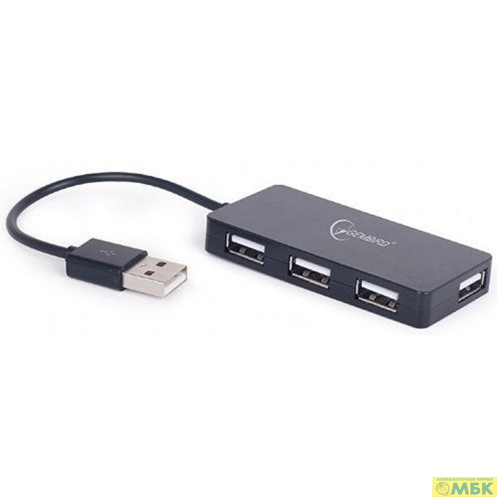 картинка Концентратор USB 2.0 Gembird UHB-U2P4-03, 4 порта, блистер (UHB-U2P4-03) от магазина МБК