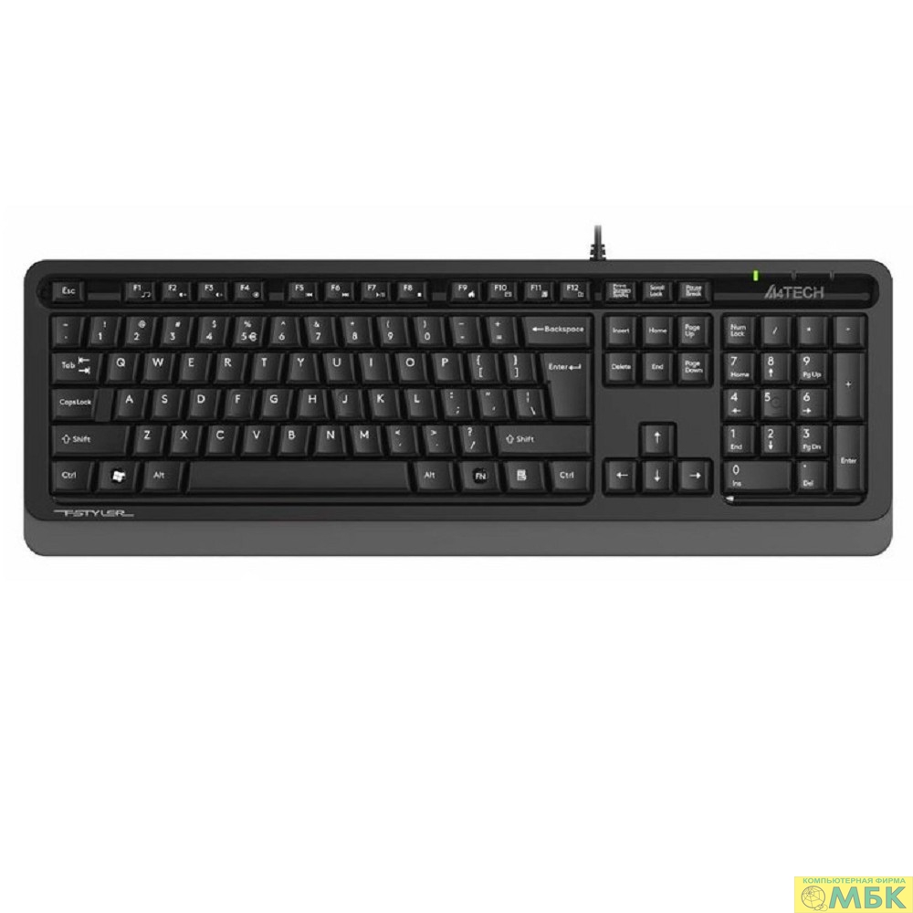 картинка Клавиатура A4Tech Fstyler FKS10 черный/серый USB от магазина МБК