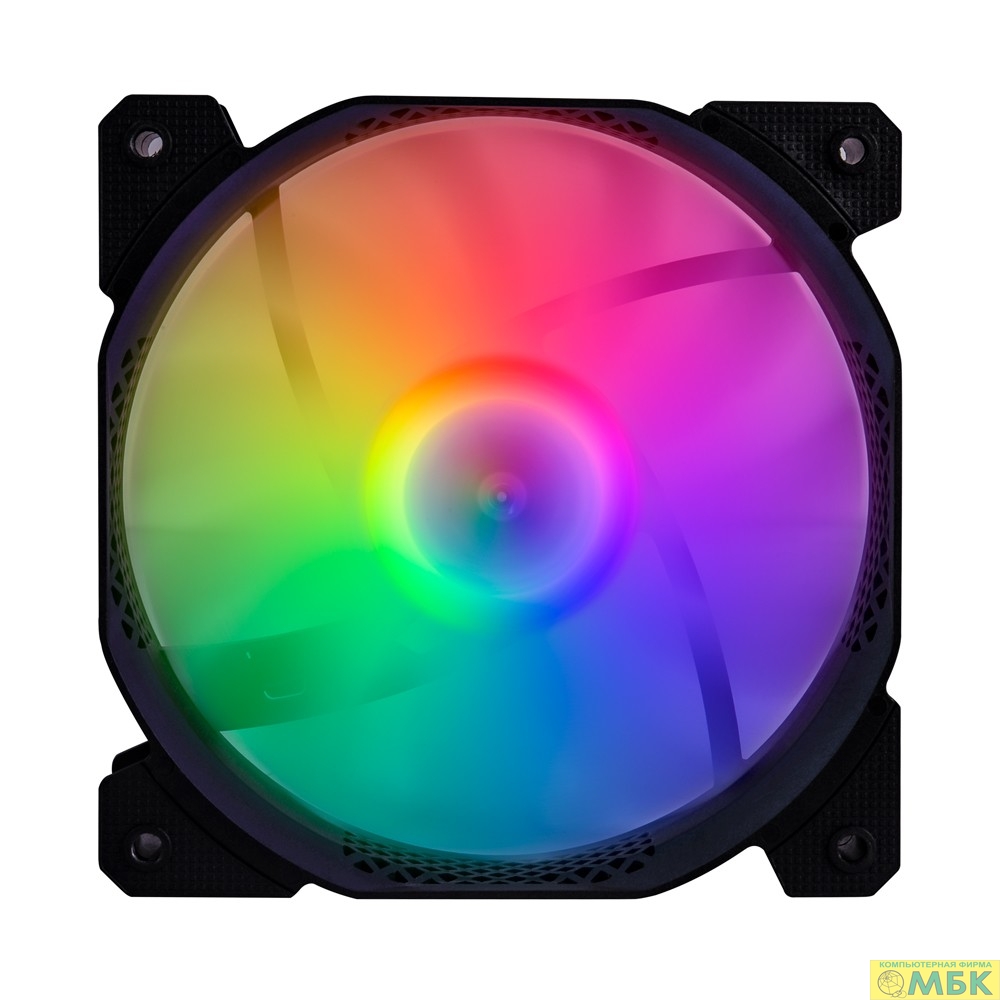картинка 1STPLAYER F1-PLUS Black / 140mm, LED 5-color, 1000rpm, 3pin / F1-PLUS-BK / bulk от магазина МБК