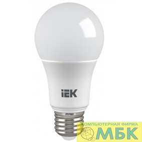 картинка Iek LLE-A60-15-230-65-E27 Лампа светодиодная ECO A60 шар 15Вт 230В 6500К E27 IEK от магазина МБК