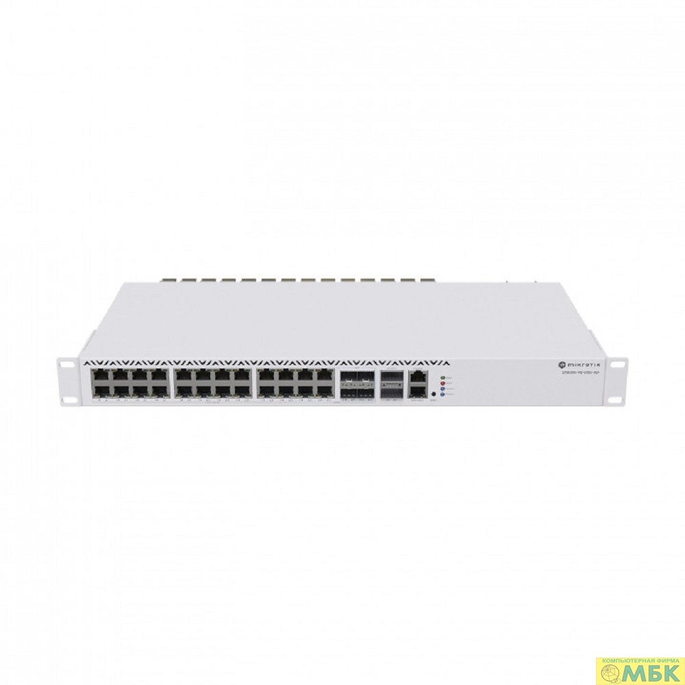 картинка MikroTik CRS326-4C+20G+2Q+RM Коммутатор, 4Combo 10G/2.5G, 20*2.5Gbit RJ45, 2QSFP+*40Gbit от магазина МБК