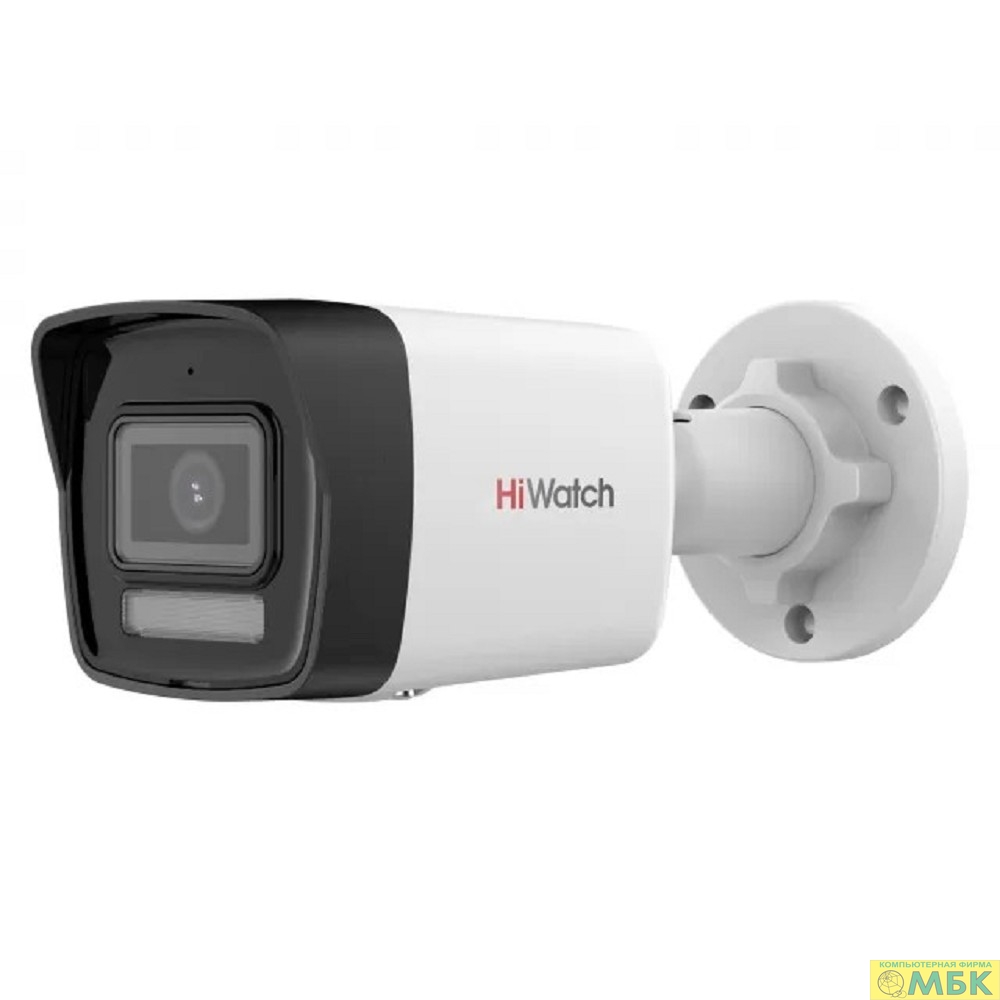 картинка HiWatch DS-I250M(C) (2.8 mm) 2Мп уличная цилиндрическая IP-камера с EXIR-подсветкой до 30м и встроенным микрофоном от магазина МБК