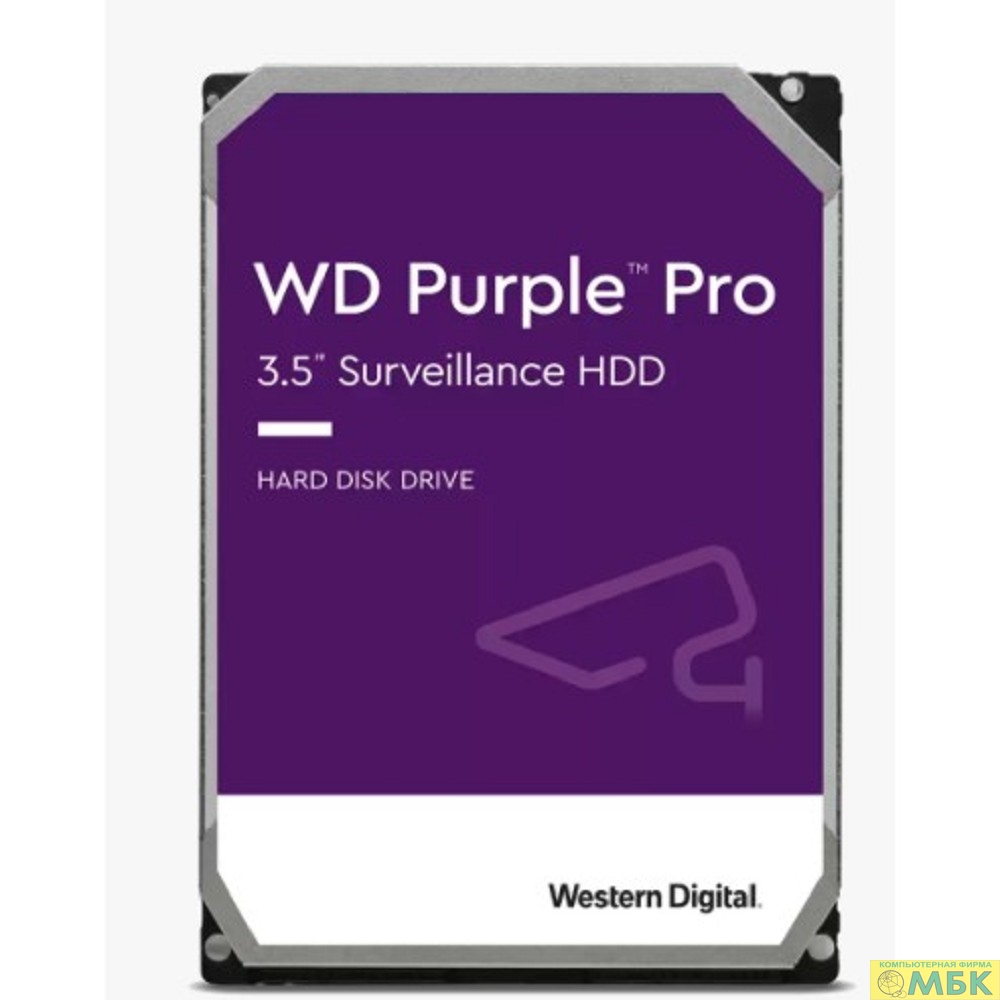 картинка 8TB WD Purple Pro (WD8001PURP) {Serial ATA III, 7200- rpm, 256Mb, 3.5"} от магазина МБК