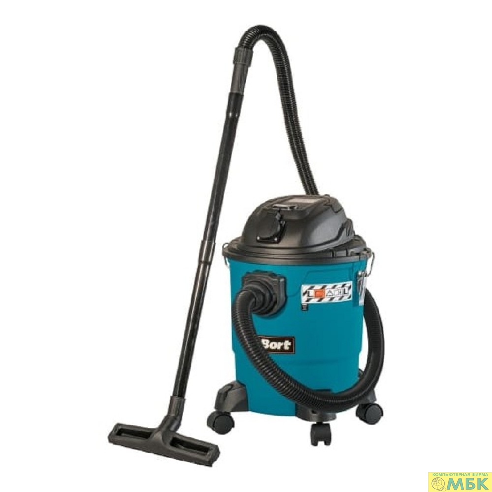 картинка Bort Пылесос для сухой и влажной уборки  BSS-1220-P [93417449] { 1200 Вт, вместимость 20 л, 67 л/сек, 6,6 кг, набор аксессуаров 8 шт } от магазина МБК