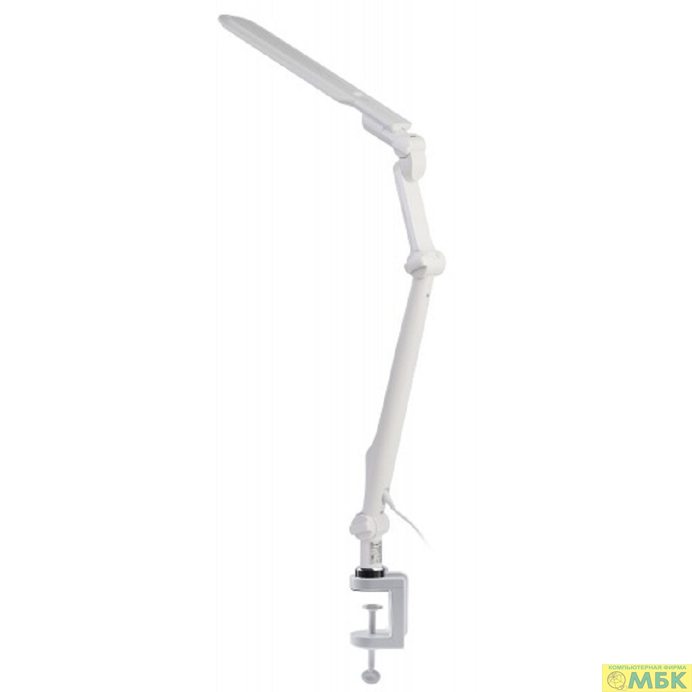 картинка ЭРА Б0052766 Настольный светильник NLED-496-12W-W светодиодный на струбцине белый от магазина МБК