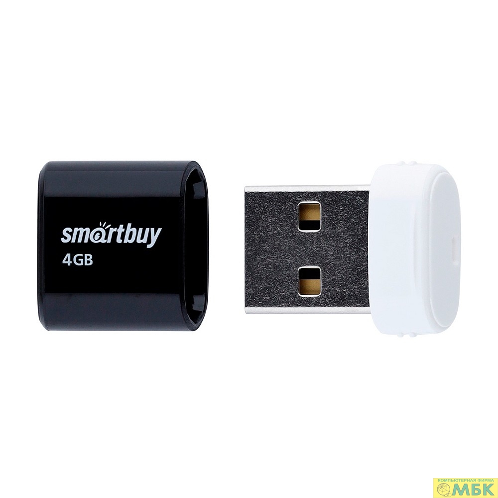 картинка Smartbuy USB Drive 4GB LARA Black (SB4GBLara-K) от магазина МБК