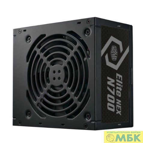 картинка Блок питания 700 Ватт/ Power Supply Cooler Master Elite NEX N700, 700W, ATX, 120mm, 5xSATA, 2xPCI-E(6+2), 3xMolex, APFC, EU Cable (MPW-7001-ACBN-BEU) от магазина МБК