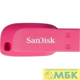 картинка SanDisk USB Drive 16Gb SanDisk Cruzer Blade <SDCZ50C-016G-B35PE> Pink от магазина МБК
