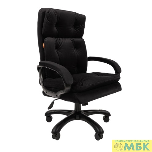 картинка Офисное кресло Chairman 442 Россия ткань R 015 черный (черный пластик) (7127983) от магазина МБК
