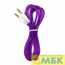 картинка Кабель аудио CBR 3.5 jack Super Link / Human Friends  (Shine) Purple, 1,5 м. от магазина МБК