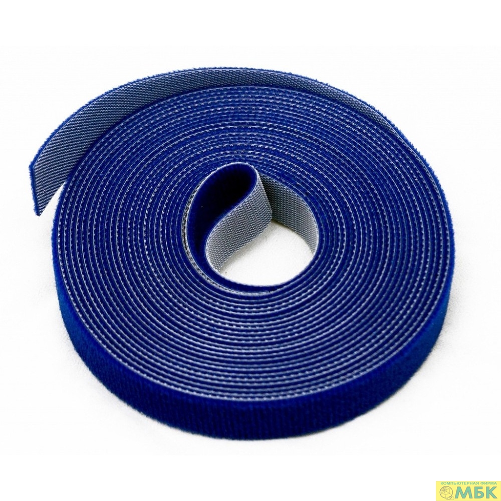 картинка Hyperline WASNR-5x9-BL Лента (липучка) в рулоне, ширина 9 мм, длина 5 м, синяя от магазина МБК